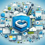 MOLP - Microsoft Open License Program: This visually engaging composition captures the essence of flexible and cost-effective software licensing solutions for small to mid-sized businesses.