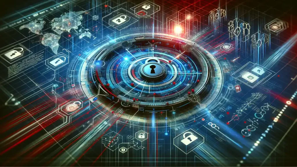 Conceptual image representing the Security Administrator Tool for Analyzing Networks (SATAN Tool).