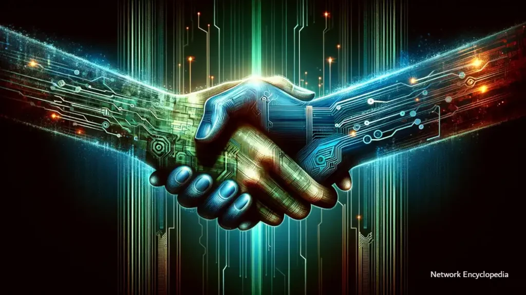 TCP Three-Way Handshake process: the digital agreement and connection establishment between a client and a server; the essence of initiating secure network connections.