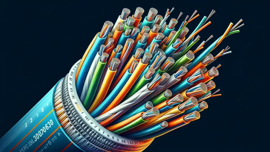 Twisted Pair Cable (conceptual representation)