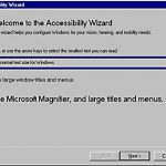 Accessibility Wizard