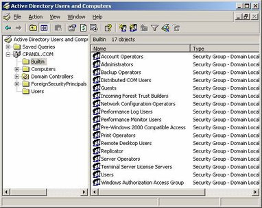 Account Operators Group