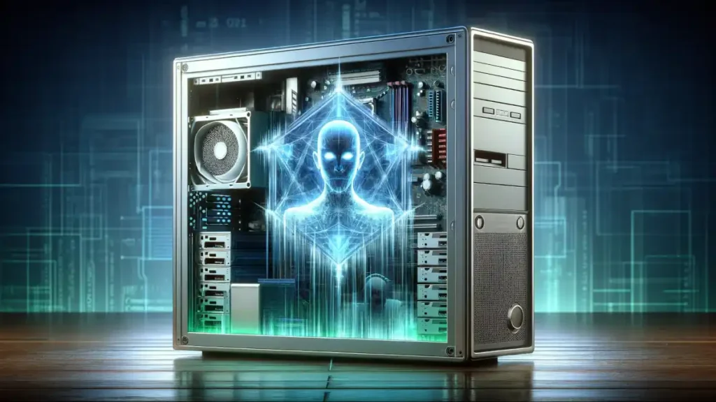 Background Program inside your computer (conceptual representation)