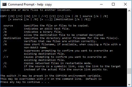 Batch Commands