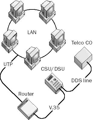 Digital data service (DDS)