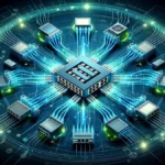 The concept of full-duplex Ethernet symbolizing the advanced technology of simultaneous data transmission in modern networking.