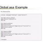 Global.asa file