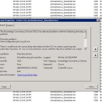 KCC Error Example