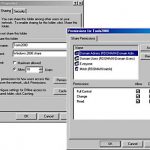 Sharing - Permissions Dialog box in Windows 2000