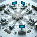 A Star Topology in a local area network
