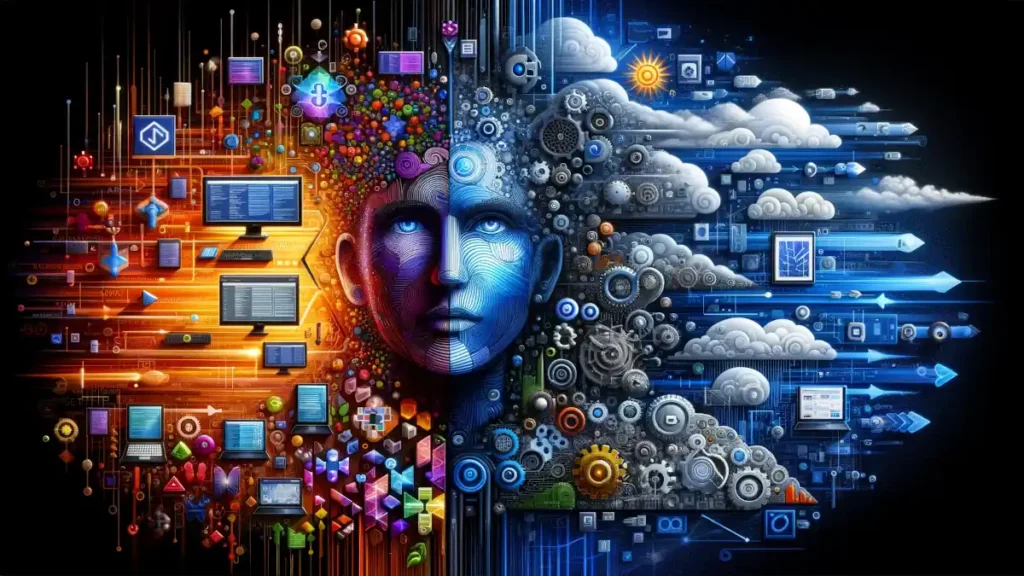 MSDN and its transition to Microsoft Learn and Azure DevOps (AI Conceptual Representation)