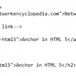 Anchor Text