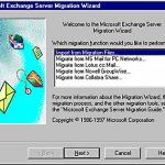 Migration Wizard - Exchange Server