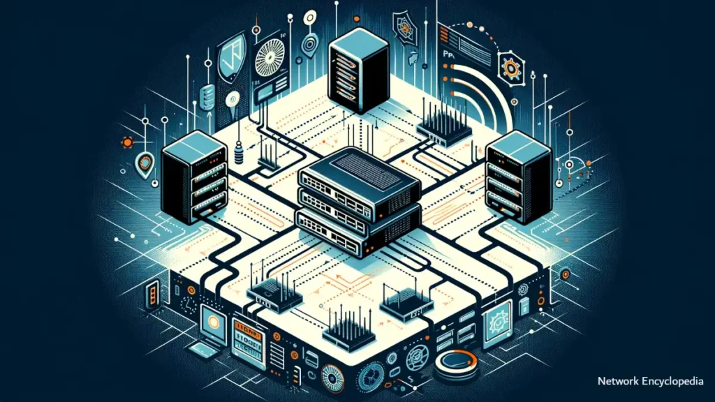 Static Routing: image representing the concept of static routing in network architecture. The simplicity, reliability, and directness of static routing.