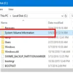 What is the System Volume Information Folder?