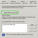 Carping Array Routing Protocol (CARP)