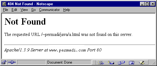 404 HTTP Status Code - Not Found