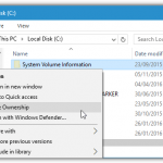 Taking Ownership NTFS