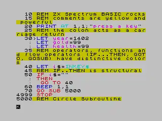 BASIC language coding