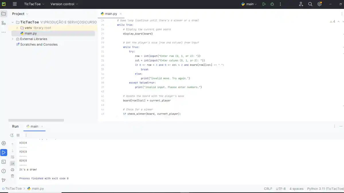 Python Tic-Tac-Toe Game: Fun and Simple Project