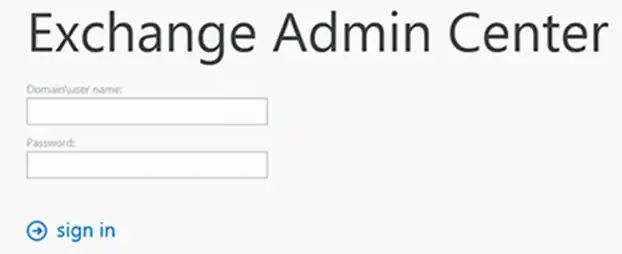 Exchange Admin Center (EAC)
