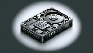 10 TB Hard Drive (conceptual image AI generated)