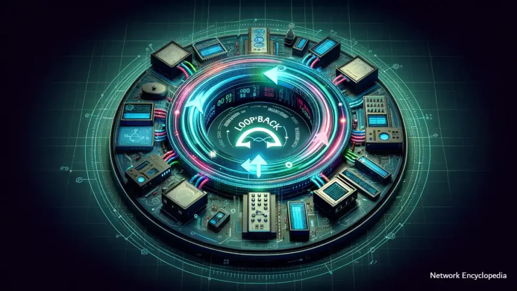the concept of loopback testing in network diagnostics.