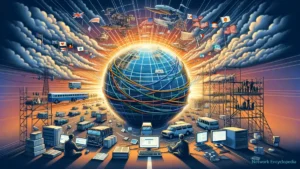 The historical transition from ARPANET to the Internet, highlighting the significant moment of January 1, 1983, known as "flag day." It illustrates the evolution from the early infrastructure of ARPANET to the expansive and interconnected network of NSFNET, symbolizing the dawn of the modern Internet era.