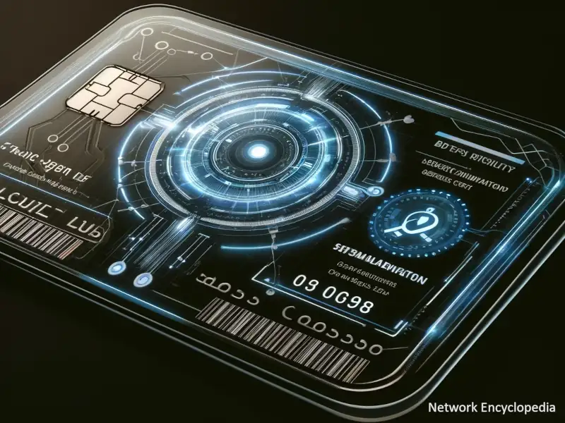 Club Membership Card - Depicting a futuristic club membership card with high-tech features.