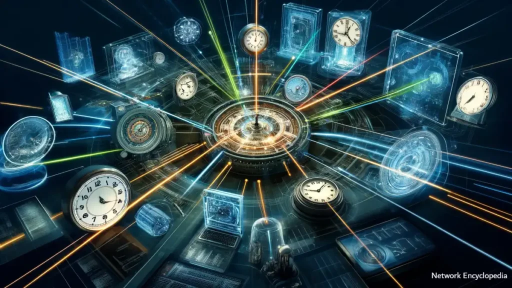 the Precision Time Protocol (PTP) in a modern network environment.