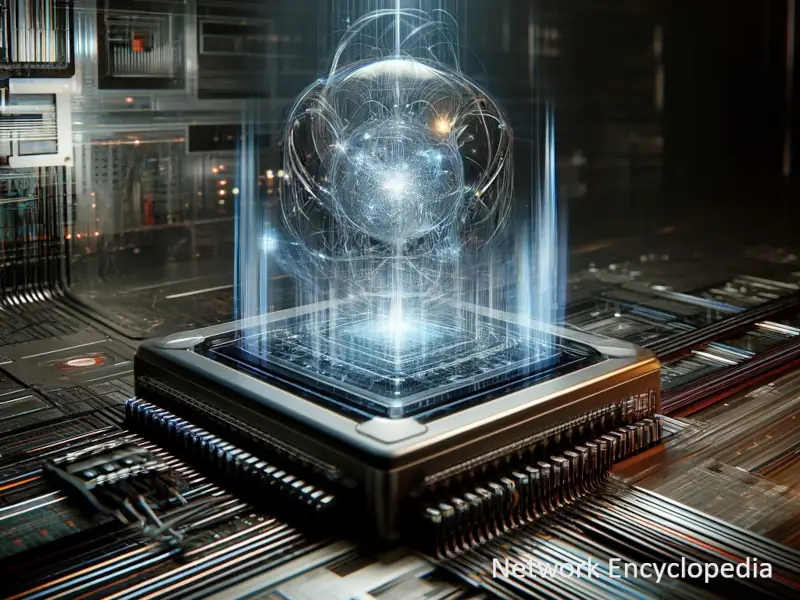 quantum computer processing data